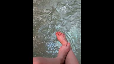 My Feet in RainWater