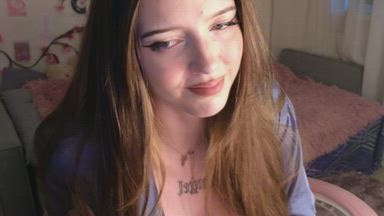 elma — Lace bra tits play
