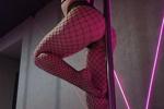 Striptease in stockings 🥵