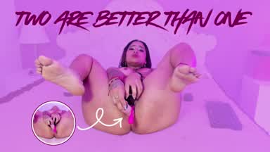 TWO ARE BETTER THAN ONE 💦🍆
