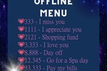 Offline Menu