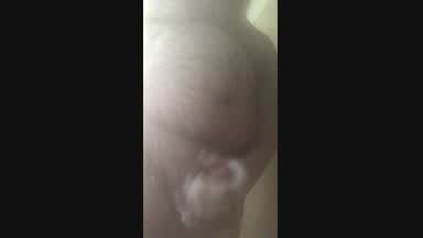 Playing in the shower