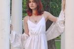 Cute white dress!