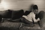 in black and white