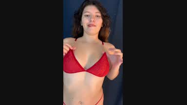 In red Lingerie♥