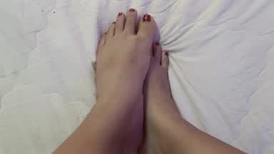 a massage with my feet