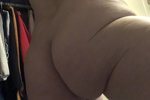 full body shot from below and behind