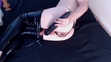 cumming from wand while plugged
