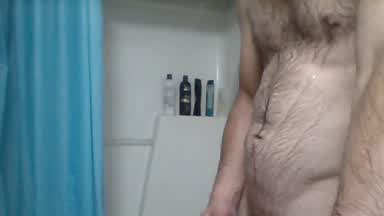Stroking in the shower - 24 minutes