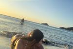 On the beach