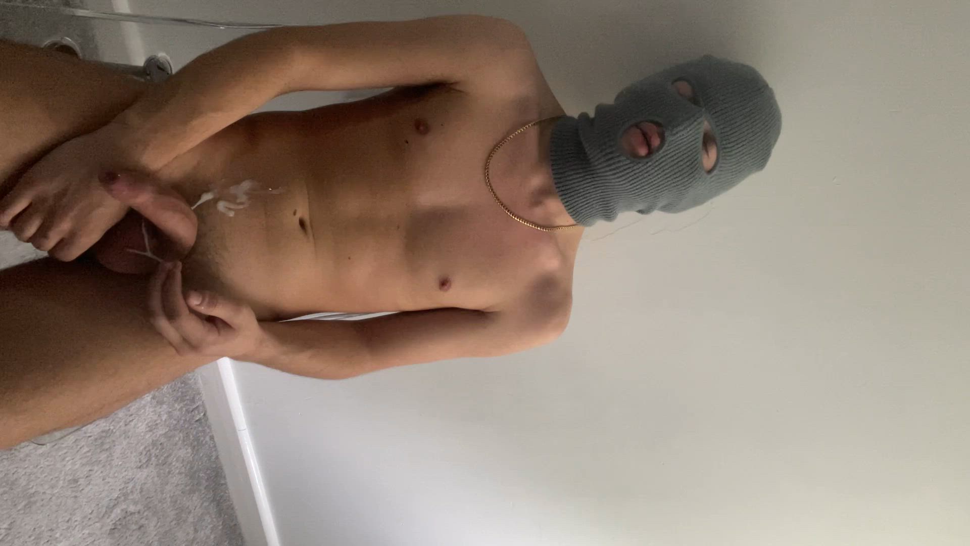 Balaclava Jerk and Cum - Lucian 😈