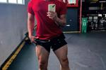in the gym