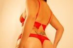 🤤Beautiful red lingerie 🤤