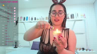 burnt tits with massage candle