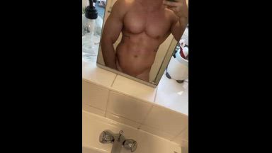 Getting ready and horny for shower.