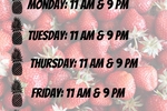 Summer 2020 Schedule