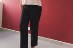 casual pants and heels
