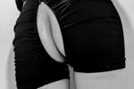Sneaky Cheeky hides yoga shorts