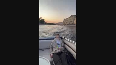 Rest on a  boat