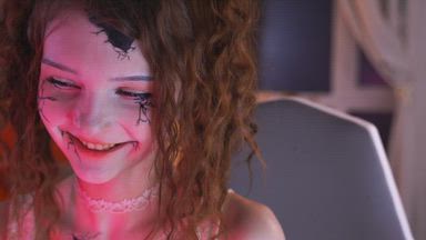 Licking doll