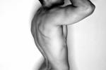 black and white