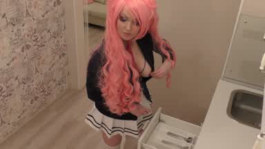 Simple day.Anime school girl