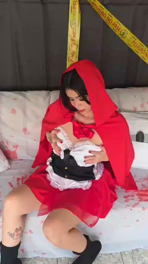 Little Red Riding Hood has behaved very badly