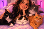 My space 💖, my cats🐾