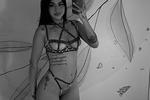 Black and white