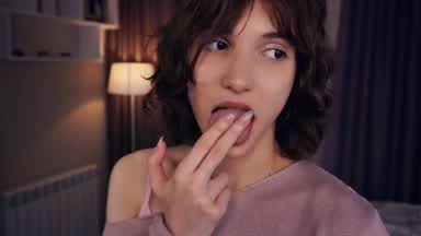 Sensual fingersucking