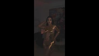 “More gold, less innocence ✨”