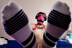 Puppy paws right in your face