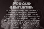 For Our Gentlemen