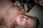 michael — With my late pup, "Jake"