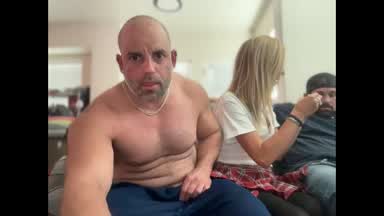 Hot 3 way Double Cock Sucks pt1