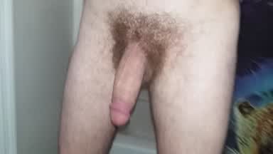 Playing with my 8 inch big dick!