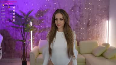 Anabel masturbating pussy, anal plug with tail, fi