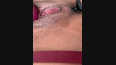 scarlett โ Double Sensation:Clit Vibes,Anal Plug &Wet Finish