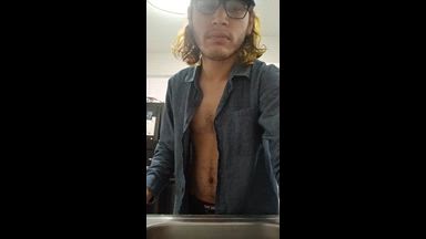 Making Cowboy Coffee In A Jockstrap