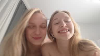 Our tongues and kissing!