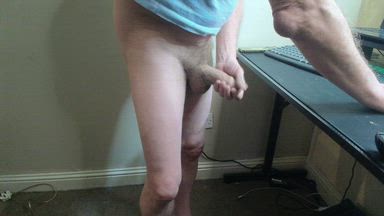 quick wank and  cum  edged  for a  while
