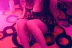 Black & Red Skirt Lingerie FeetPlay