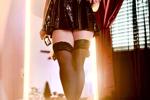 Leather and lace