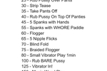 Tip Menu