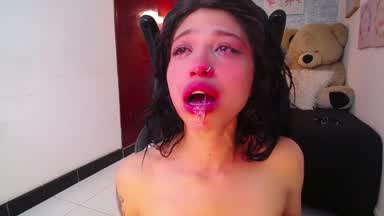 Deepthroat + A lot of saliva.