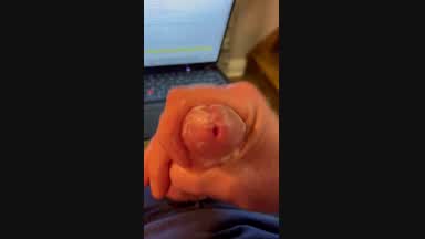 Cum Shot Directly at the Camera