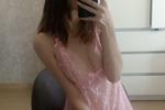 Pink transparent pijama set😍