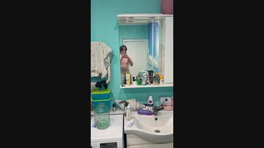 arthur โ shower, covered in soap suds)