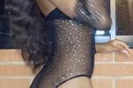 Glossy black…