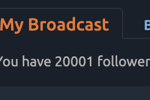 thank you for 20,000!!